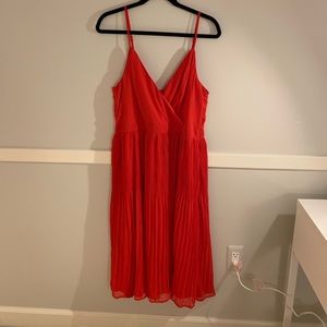 Bright Red Dress